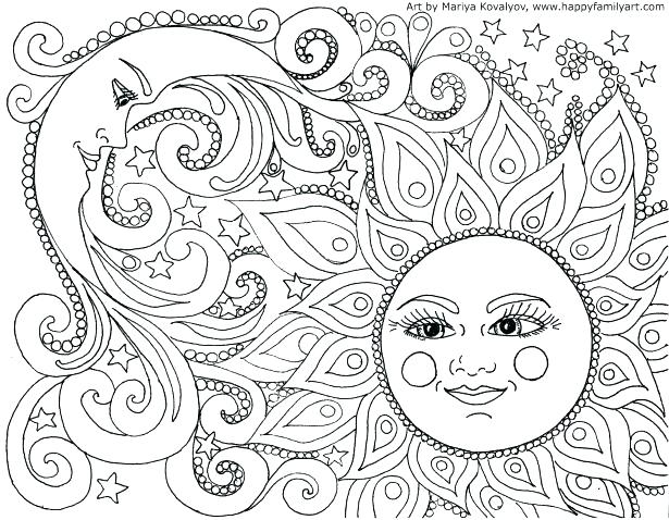 615x478 Hippie Coloring Sheets Sun Coloring Pages The Sun Coloring Pages