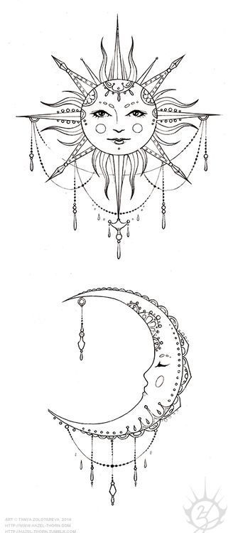 328x750 Gipsy, Hippie, Ideas, Moon, Star, Sun, Tattoo, Tattoos, Tattooidea