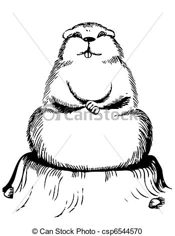 349x470 Ground Hog Drawing  2341709