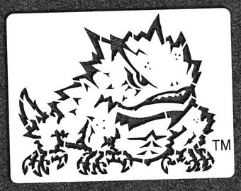 340x270 Horned Frog Stencil Etsy