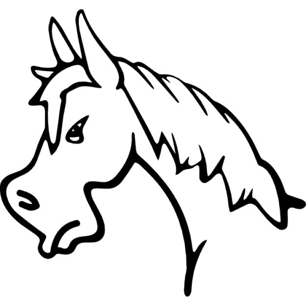 626x626 Horse Outline Vectors, Photos And Psd Files Free Download