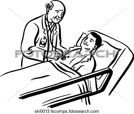 450x383 Hospital Bed Clip Art Black And White