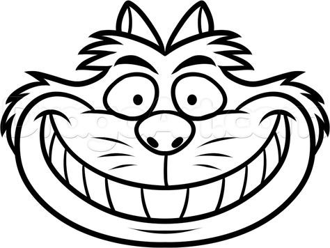 474x356 How To Draw Cheshire Cat Easy, Step By Step, Disney Characters
