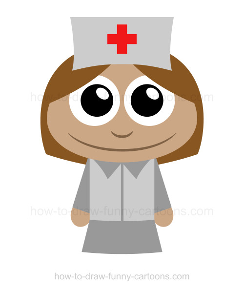 500x596 How To Draw A Nurse