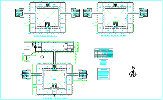 650x400 Design View Of Plan For Hostel Building View Dwg File