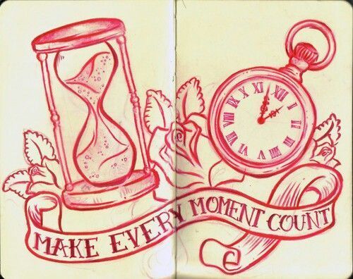 500x396 Tattoo Sand Clock Designs