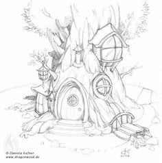 236x238 Treehouse Drawings