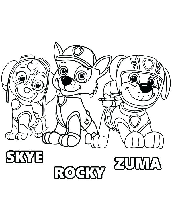 600x740 Seasonal Colouring Pages Paw Patrol Coloring Pages Fee Paw Patrol