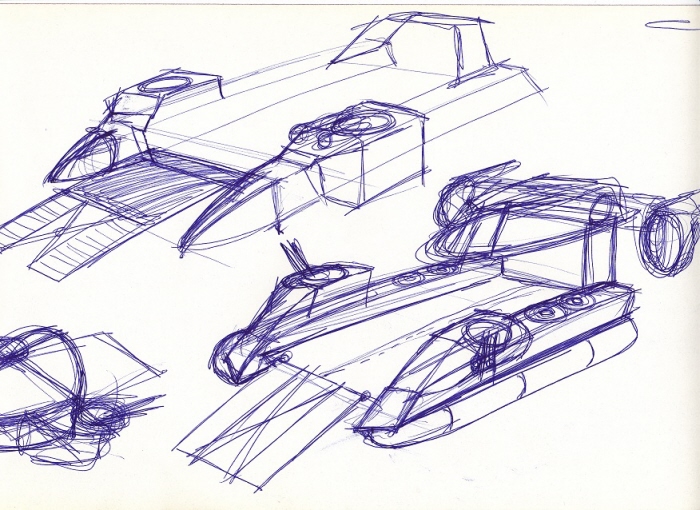 700x510 Hovercraft Sketch By Scott Nacey