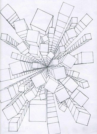 327x450 One Point Perspective It Would Be Cool To This As A Painting Value
