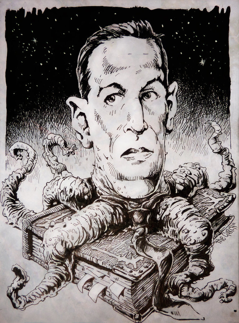 769x1038 H P Lovecraft Horror Book Freak By Thegurch