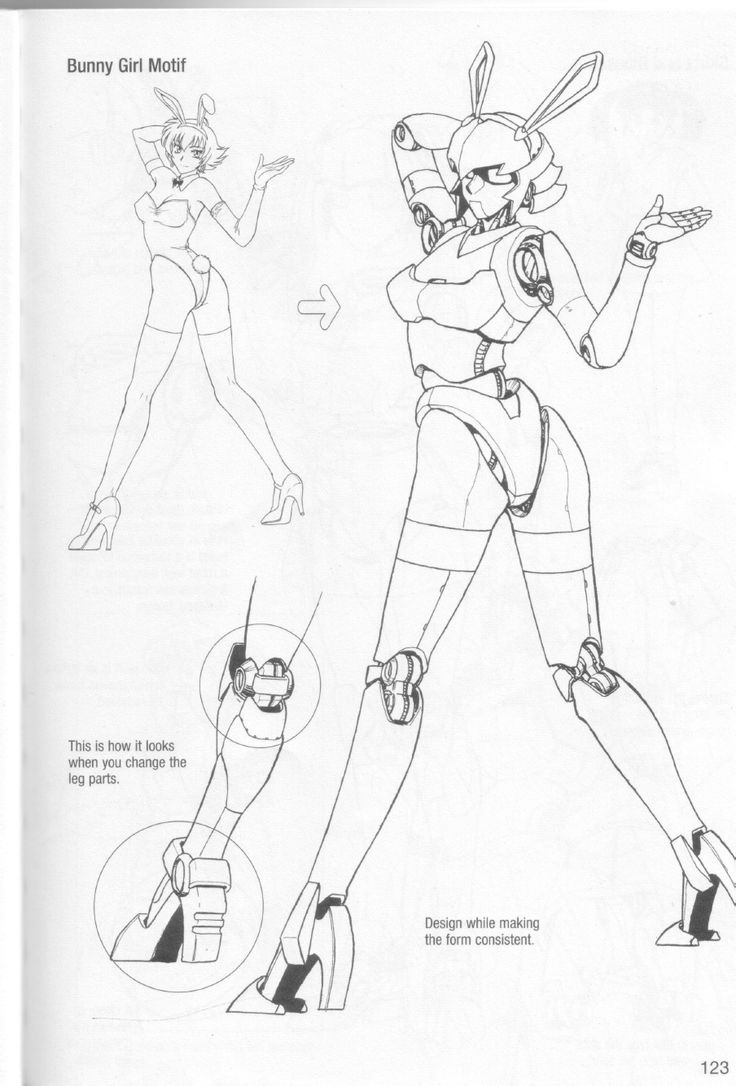 736x1086 The 13 Best Female Robot Images On How To Draw Manga