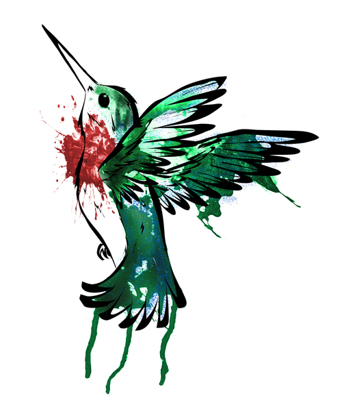 500x600 Hummingbird Drawing Shared By Hug N Dance On We Heart It