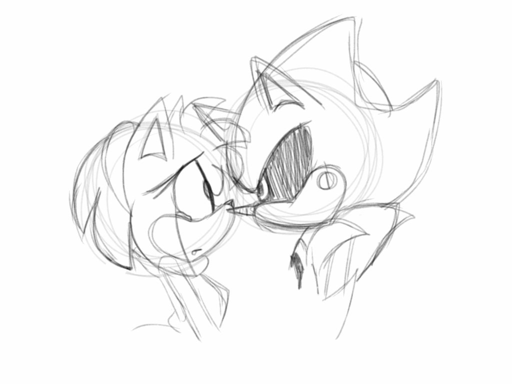 1024x768 Don'T Hurt My Sonic Please By Babykichy