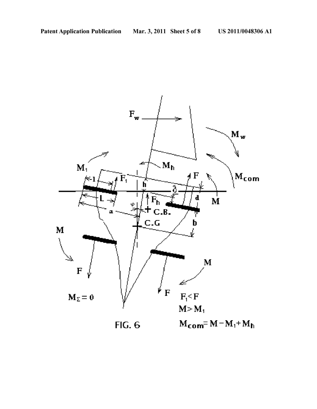 1024x1320 Hydrofoil Stabilizer Of List, Pitch And Roll For Sail Vessels