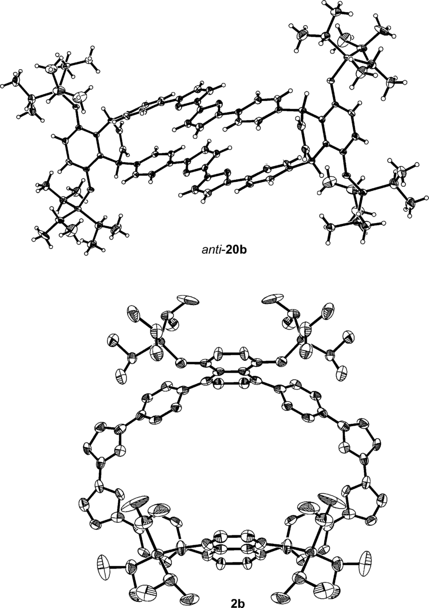 850x1204 Ortep Drawings Of Anti 20 B And 2 B With The Hydrogen Atoms In 2 B