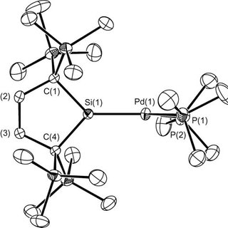 320x320 Fig. 2 Ortep Drawing Of Palladium Complex 6. Hydrogen Atoms Are