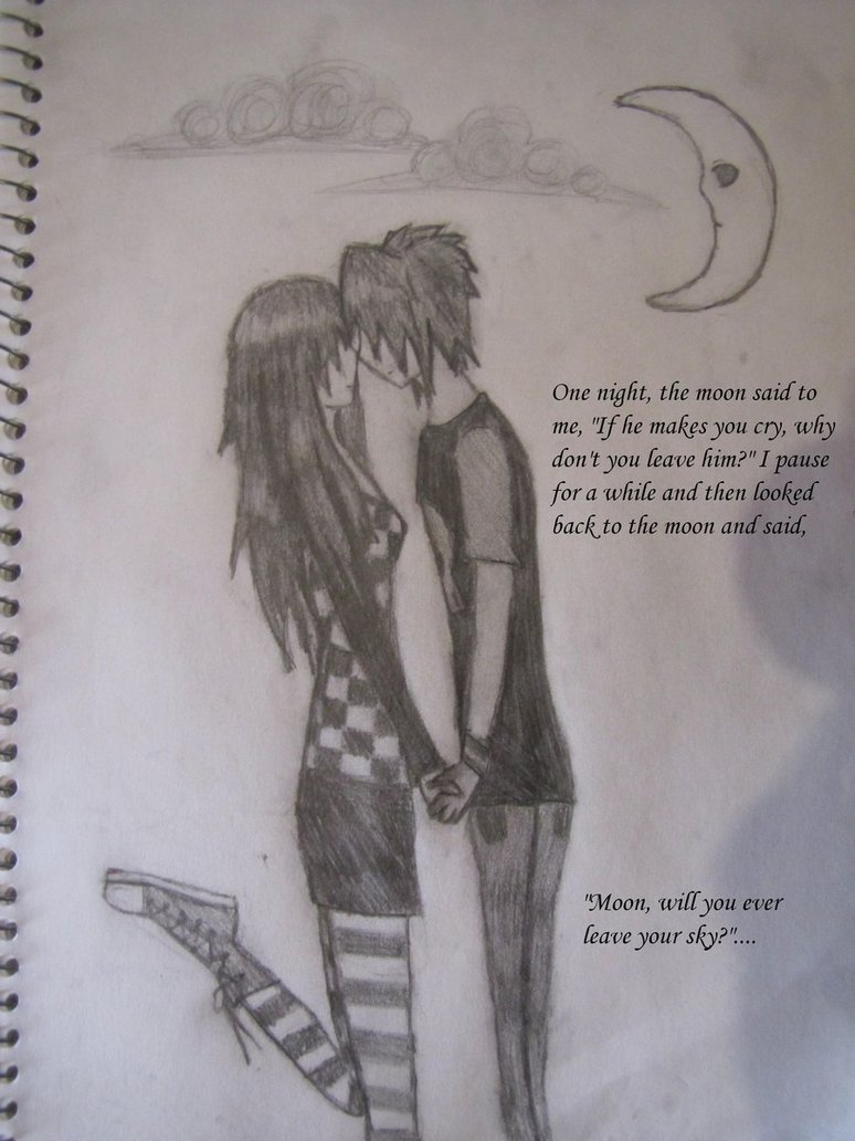 774x1032 Emo Love By Mikicoola123anime