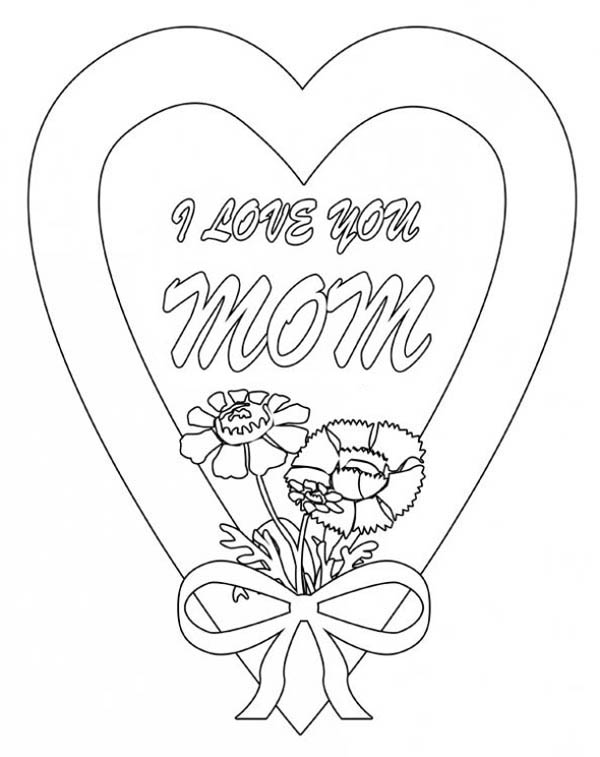 600x757 I Love You Mom Best Drawing Drawing Skill