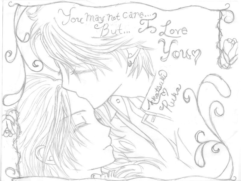 800x601 I Love You Sketch Drawing
