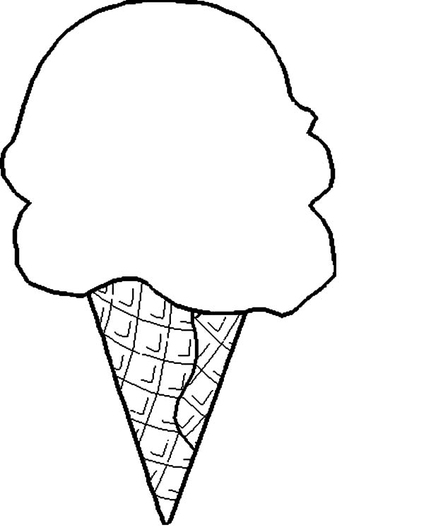 600x750 Ice Cream Cone Coloring Sheet Photos Of Beatiful Free Printable