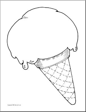 304x392 Ice Cream Black And White Ice Cream Clipart Black And White 5 3