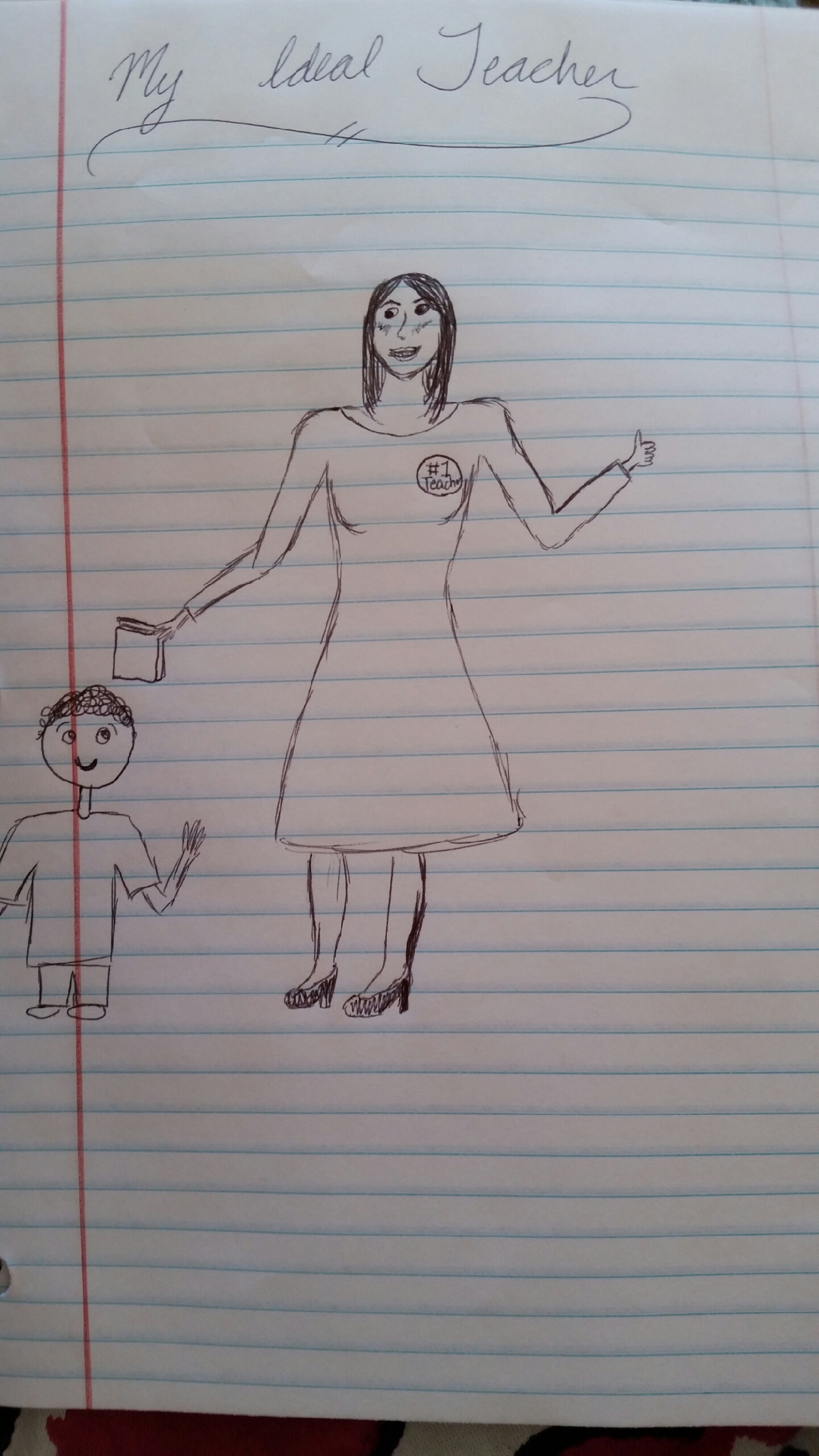 1440x2560 My Ideal Teacher Drawing Kelsey Mcalarney