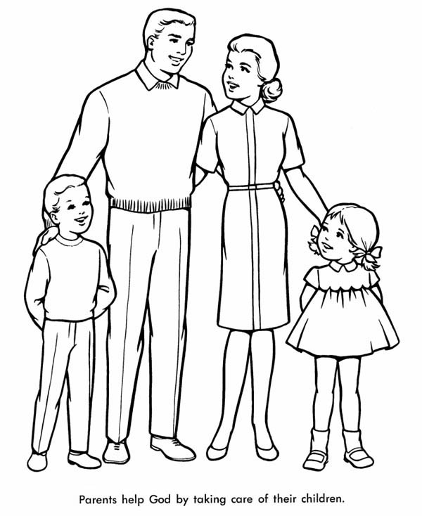 600x734 Collection Of My Ideal Family Drawing High Quality, Free