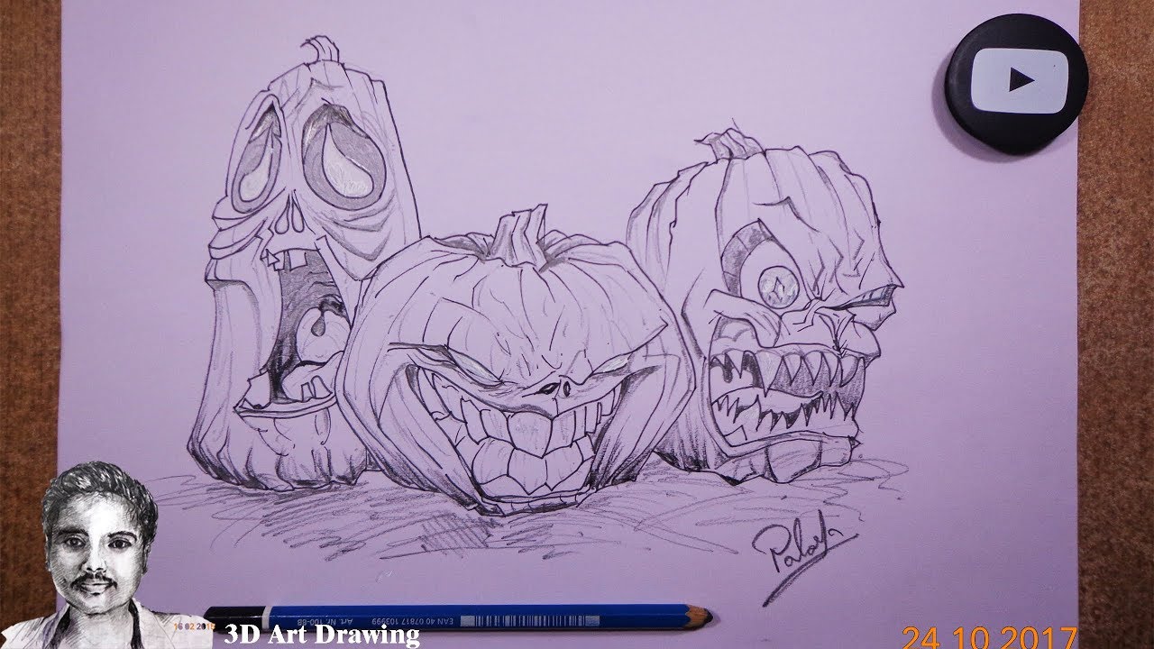 1280x720 How To Draw Halloween Drawing Ideas