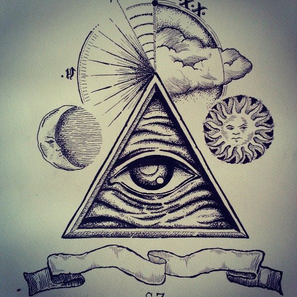 612x612 All Seeing Eye By So.z Illuminati Bizzare Shit Eye