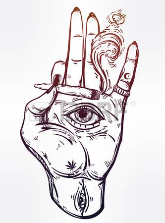 333x450 Drawn Illuminati Girl