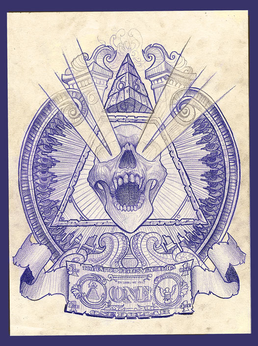 526x703 Illuminati Demon Head By Wolffoss