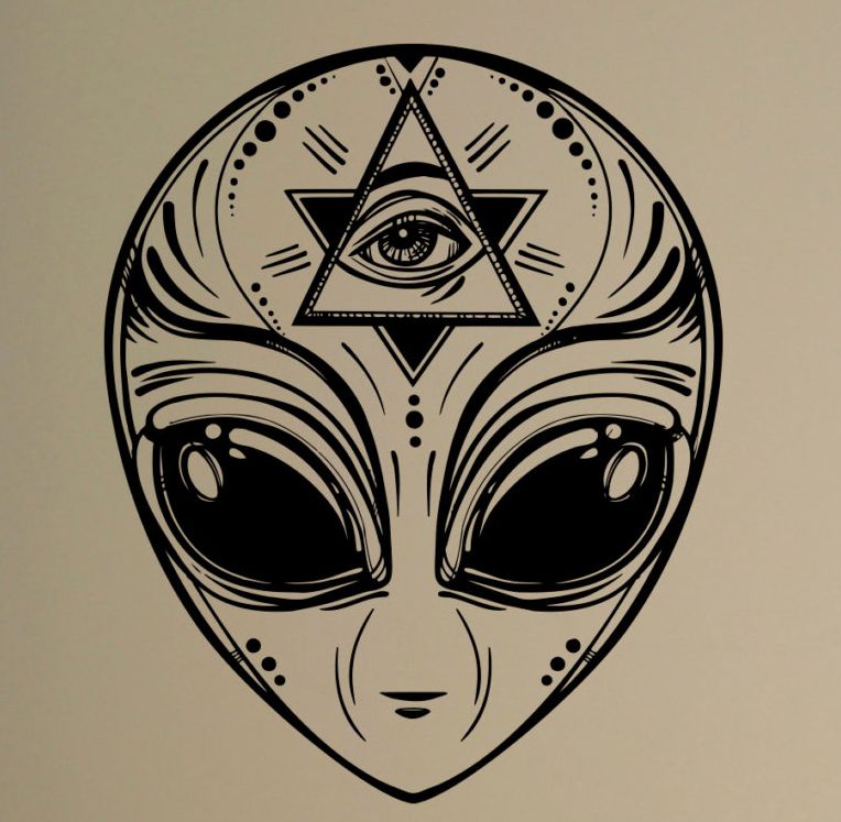 764x747 Pin By Soter Art On The Eye Aliens, Tattoo And Draw