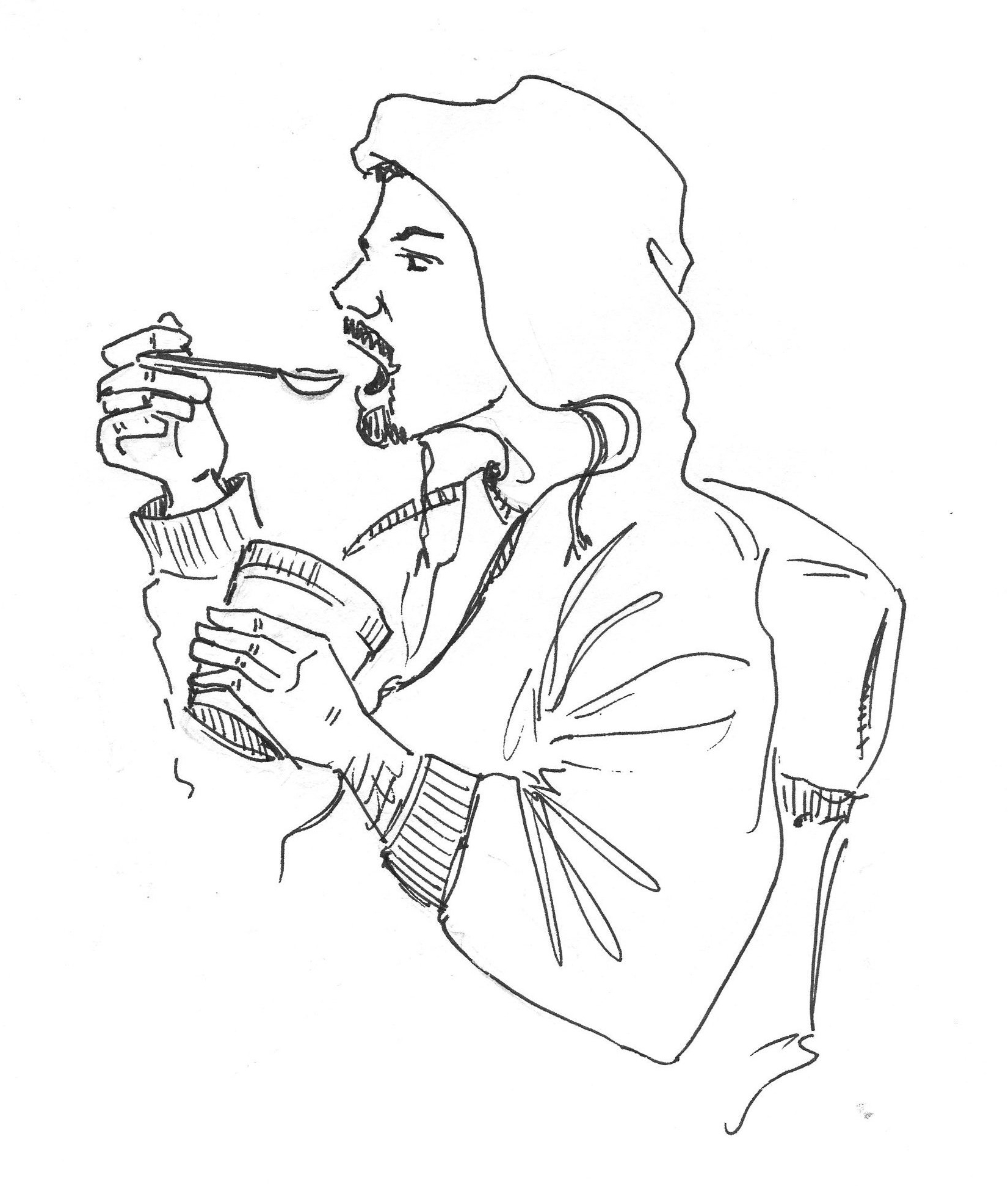 Image Of Someone Drawing