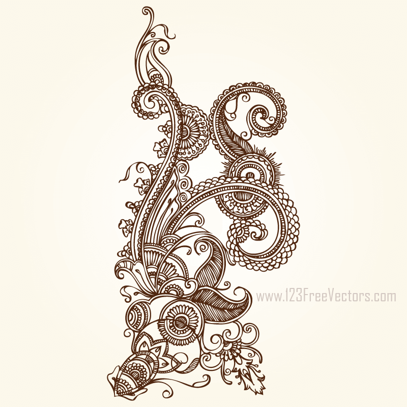 800x800 Free Hand Drawn Flower Images 123freevectors