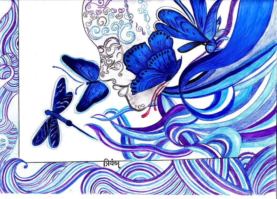 900x645 Free Hand Sketch Drawing By Priyanka Patil