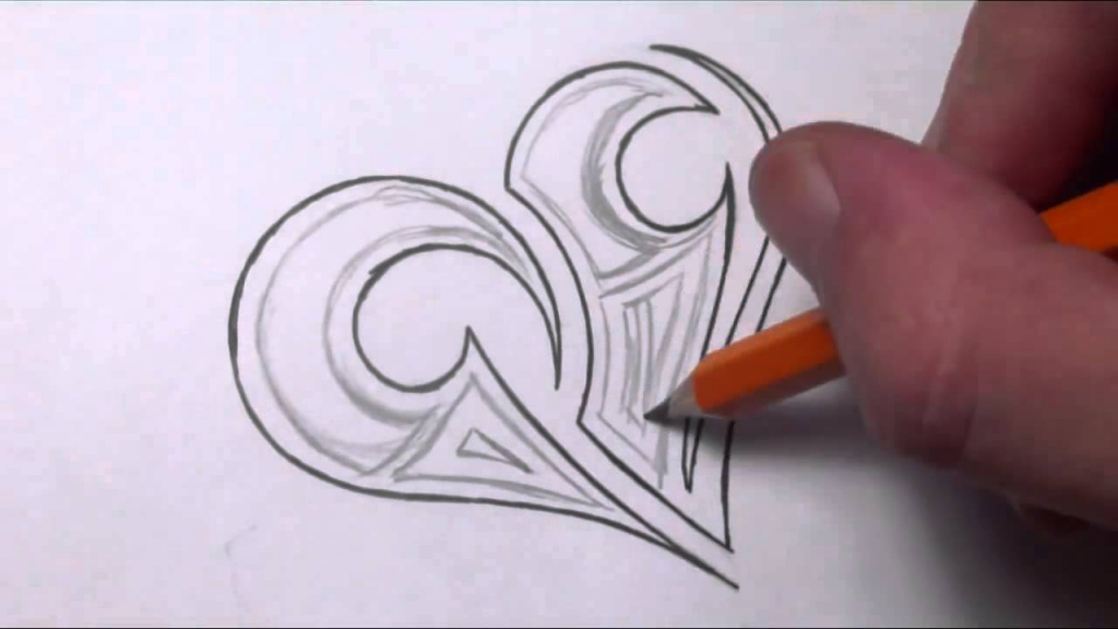 1024x576 Ideas Of Draw Free Hand Drawing Step By Step Drawing A Simple