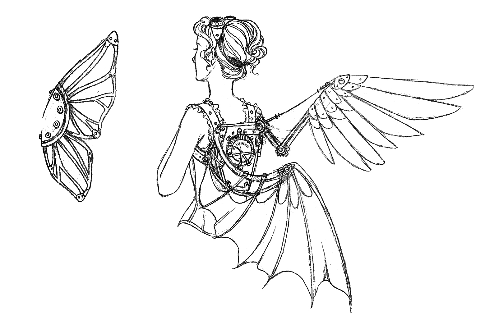 1560x1059 How To Draw A Steampunk Character A Quick Tutorial What Is