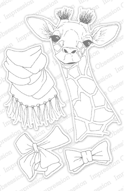424x650 Impression Obsession Baby Giraffe Die Die569 Yy