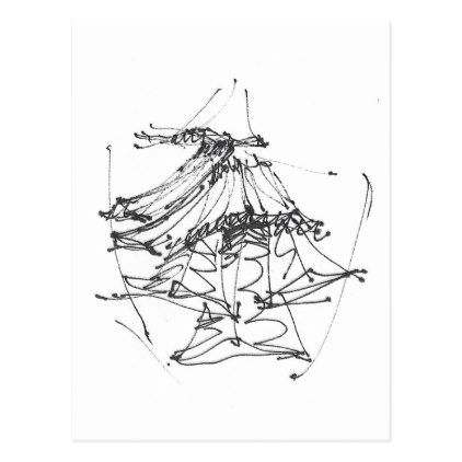 422x422 Pine Cone Impression Postcard