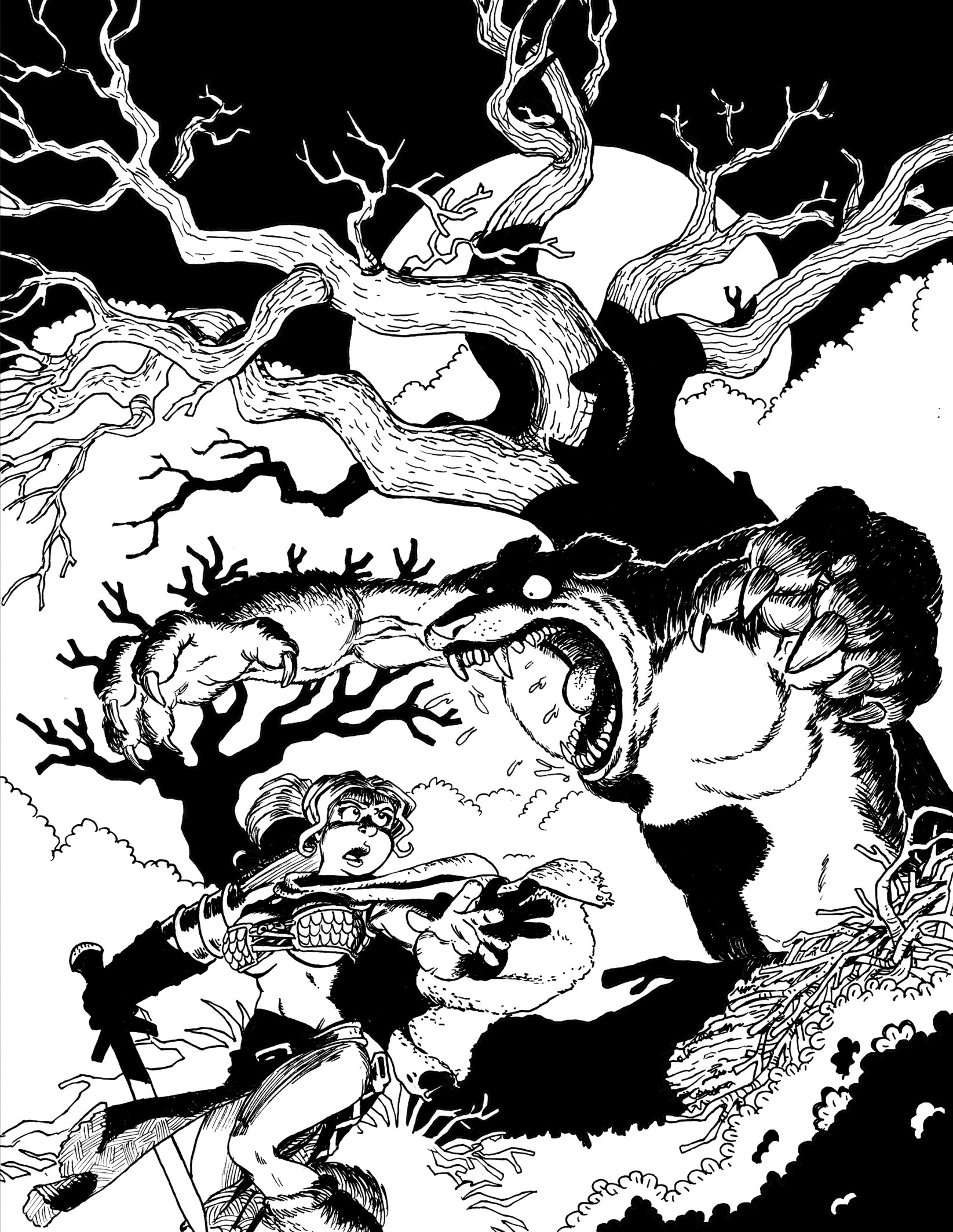 1645x2126 Richard Corben Impression By Stevelecouilliard