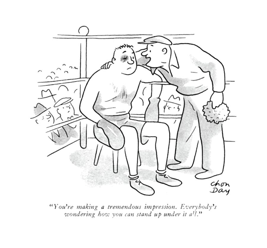 900x835 You'Re Making A Tremendous Impression Drawing By Chon Day