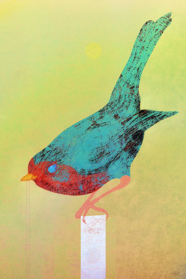 770x1155 Saatchi Art A Great Robin Impression Drawing By Rufus Krieger