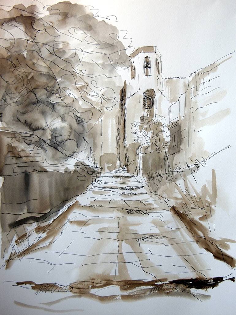 770x1026 Saatchi Art Impression Drawing By Ellen Fasthuber Huemer