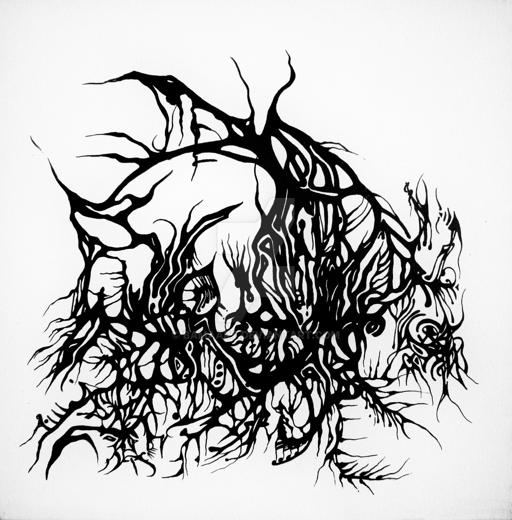 1024x1040 Fish Eye 20x20x1 India Ink Canvas By Bamaart