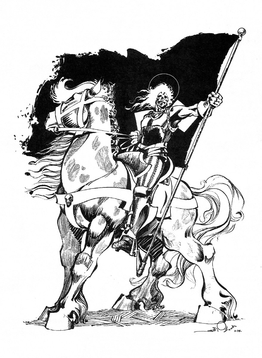 879x1200 Walter Simonson On Twitter Horse And Rider. Pen And India Ink