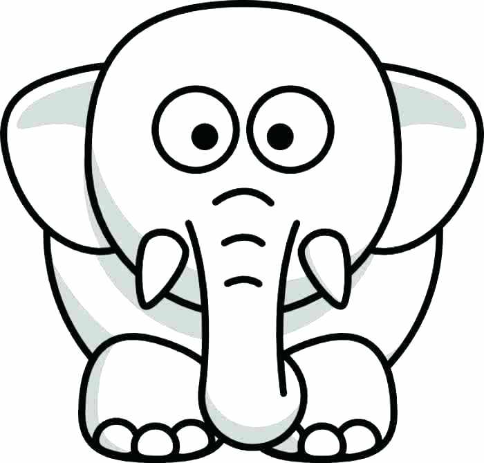 700x669 Indian Elephant Outline Drawing Children Coloring Outline Drawing