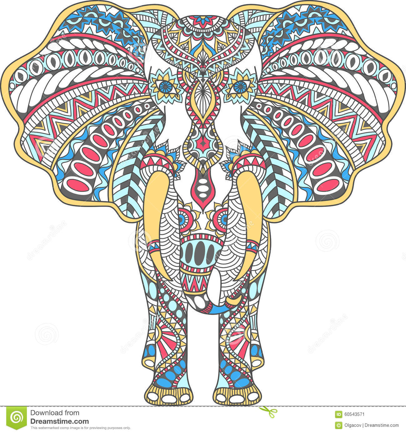 1300x1390 Collection Of Indian Elephant Drawing Color High Quality