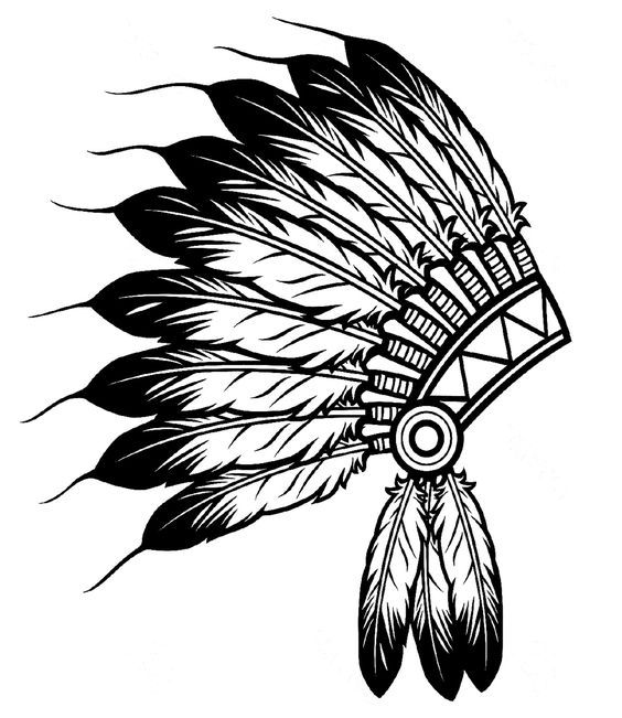 564x651 Free Coloring Page Coloring Indian Headdress. The Indian Feather