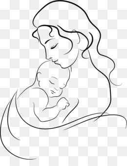 260x340 Free Download Drawing Mother Pencil Infant Sketch